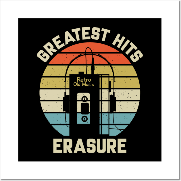 Greatest Hits Erasure Wall Art by Dinosaur Mask Store